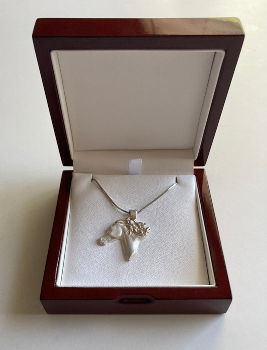 Sterling Silver Horse Pendant
