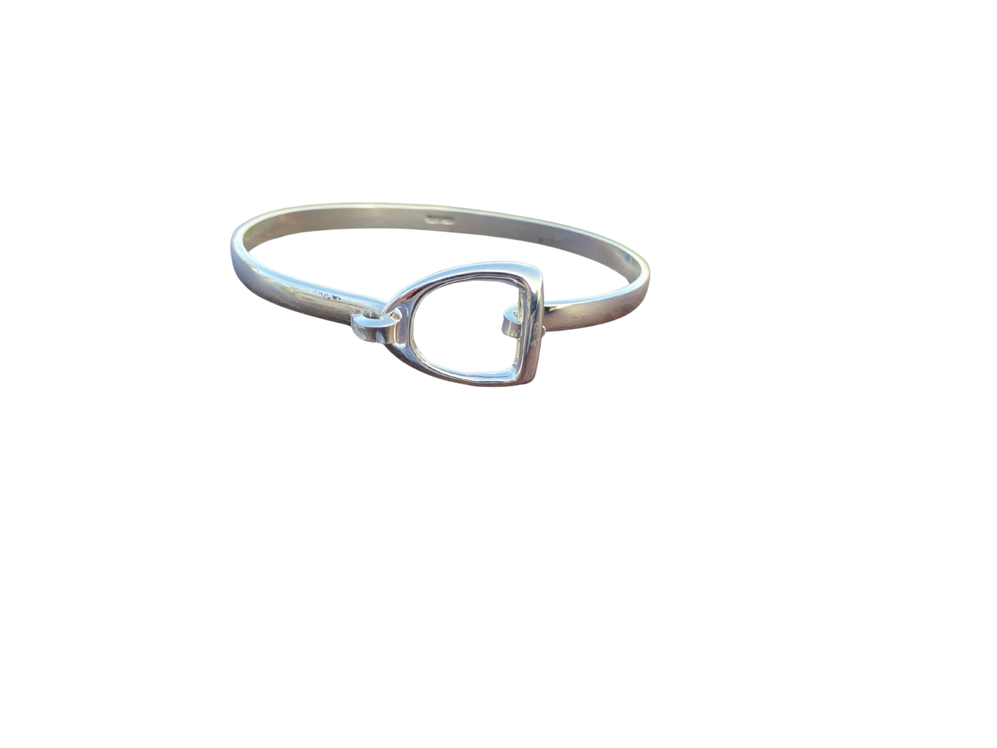 Sterling Silver Stirrup Bracelet