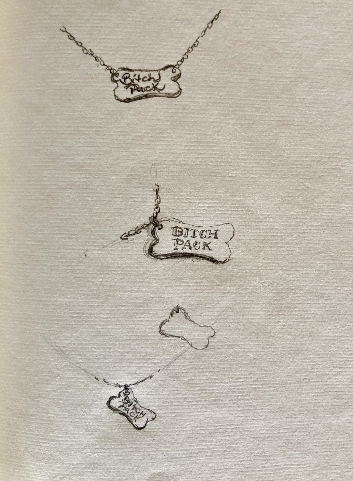 Bitch Pack Biscuit Pendant