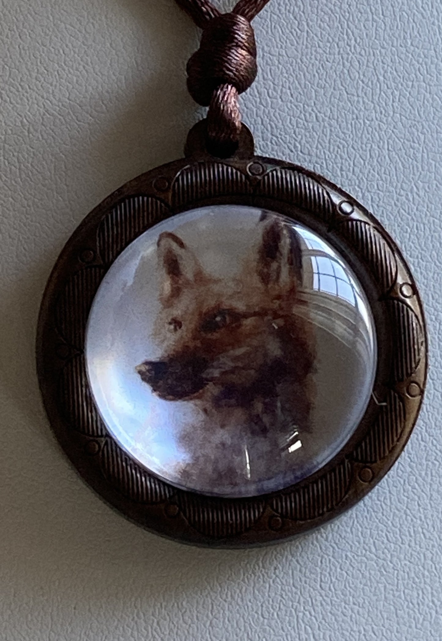 Fox Crystal Pendant
