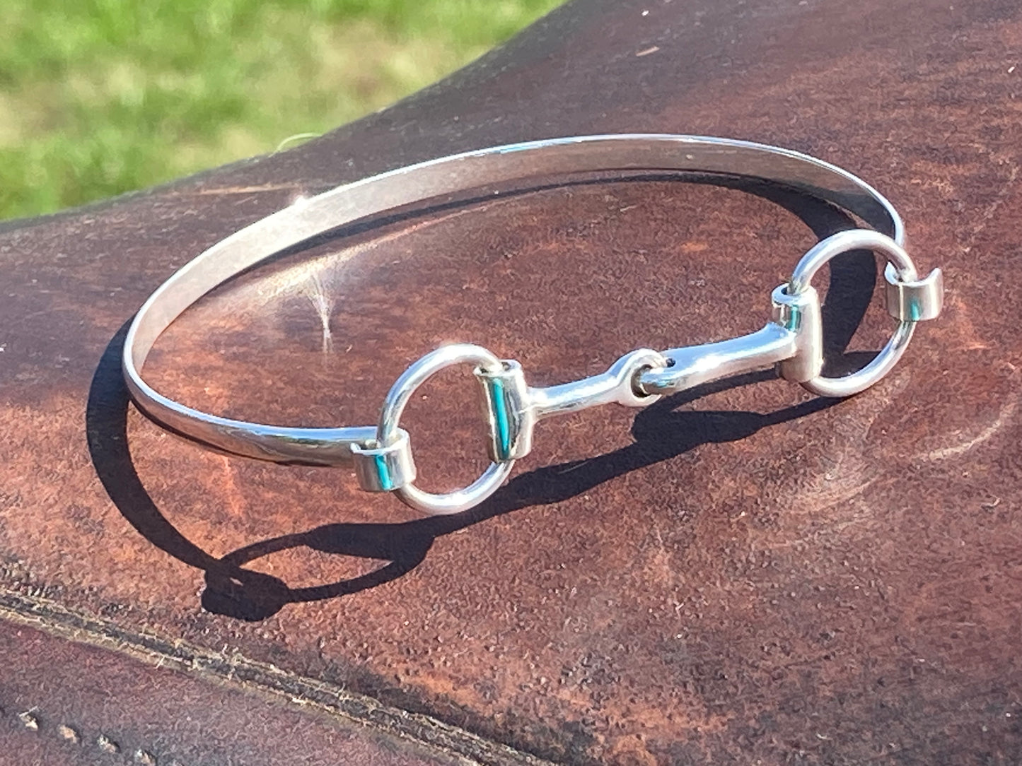 Sterling Silver Snaffle Bit Bracelet