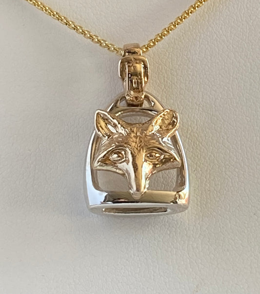 Foxmask Stirrup Pendant