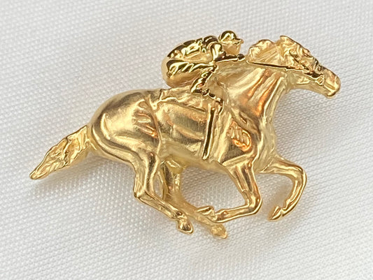The Secretariat Gold Pin