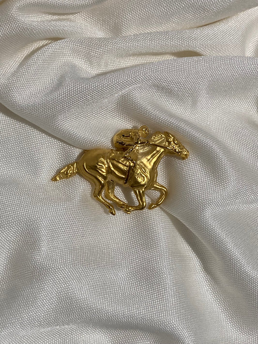 The Secretariat Gold Pin