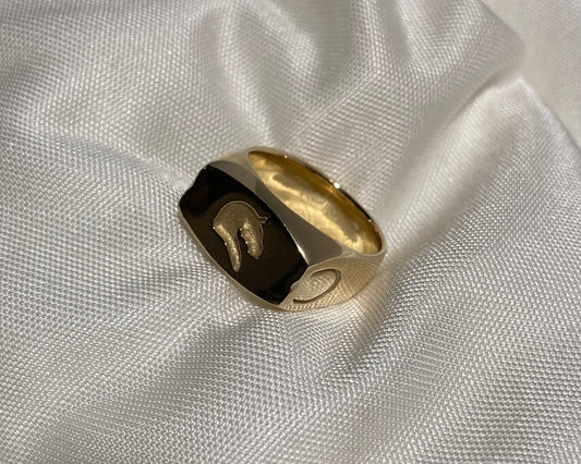 Studio Logo Signet Ring