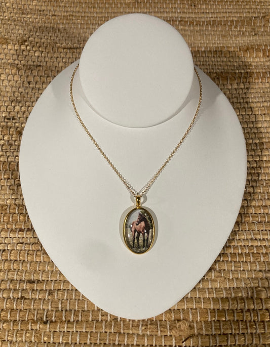 The Filly Pendant (Vermeil)